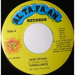 Turbulence (4) Dem Crying USED VINYL 7INCH 45 RPM