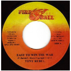 Tony Rebel / Michael Fabulous Easy To Win The War / One Psalms A Day USED VINYL 7INCH 45 RPM