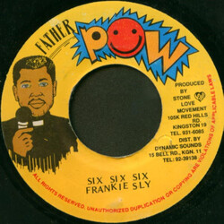 Frankie Sly Six Six Six USED VINYL 7INCH 45 RPM