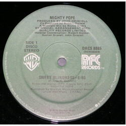 Mighty Pope Sweet Blindness / Because The Night USED VINYL 12INCH