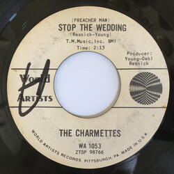 The Charmettes (Preacher Man) Stop The Wedding / Sugar Boy USED VINYL 7INCH 45 RPM