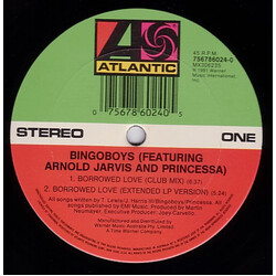 Bingoboys / Arnold Jarvis / Princessa (2) Borrowed Love Vinyl 12" USED
