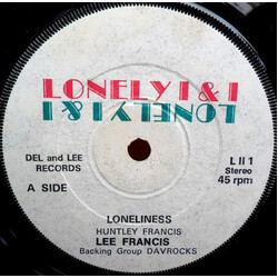 Lee Francis Loneliness / Be My Wife Little Girl USED VINYL 7INCH 45 RPM SINGLE