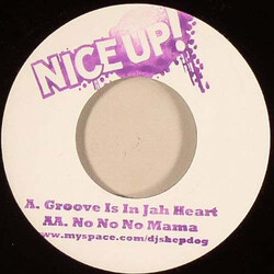 DJ Shepdog Groove Is In Jah Heart / No No No Mama USED VINYL 7INCH WHITE LABEL