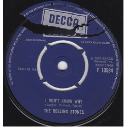 The Rolling Stones I Don't Know Why / Try A Little Harder USED VINYL 7INCH 45 RPM SINGLE