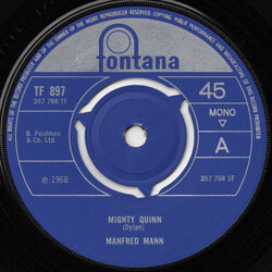Manfred Mann Mighty Quinn USED VINYL 7INCH MONO