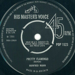 Manfred Mann Pretty Flamingo USED VINYL 7INCH SINGLE 45 RPM