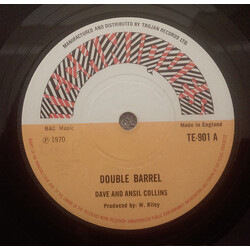 Dave & Ansel Collins Double Barrel USED VINYL 7INCH 45 RPM SINGLE