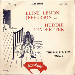 Blind Lemon Jefferson / Huddie Ledbetter The Male Blues Vol. 8 USED VINYL 7INCH 45 RPM EP