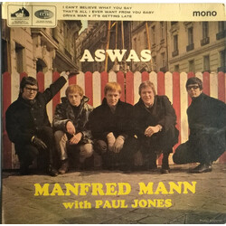 Manfred Mann / Paul Jones Aswas USED VINYL 7INCH 45 RPM EP MONO