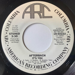 Afterbach It's You USED VINYL 7INCH 45 RPM PROMO STEREO