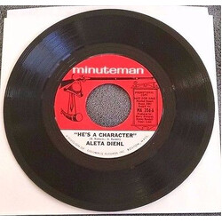 Aleta Diehl He's A Character USED VINYL 7INCH 45 RPM SINGLE SIDED SINGLE PROMO