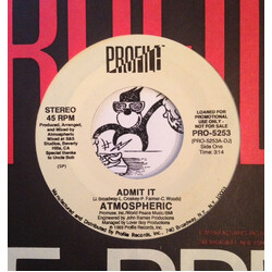 Atmospheric (3) Admit It USED VINYL 7INCH 33 S RPM 45 RPM SINGLE PROMO
