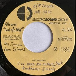 Brothers Johnson You Keep Me Coming Back USED VINYL 7INCH 45 RPM TEST PRESSING