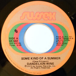 Dandelion Wine Some Kind Of Summer / Hot Dog USED VINYL 7INCH 45 RPM
