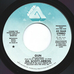 Gil Scott-Heron Gun USED VINYL 7INCH 45 RPM PROMO
