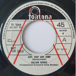 Gillian Burns Hop, Skip And Jump USED VINYL 7INCH 45 RPM PROMO MONO