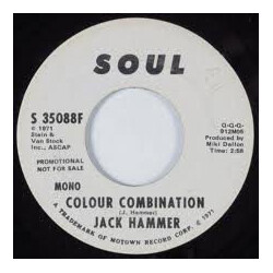 Jack Hammer Colour Combination USED VINYL 7INCH 45 RPM SINGLE MONO STEREO PROMO
