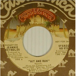 Jeannie Reynolds Hit And Run / The Fruit Song USED VINYL 7INCH 45 RPM SINGLE PROMO