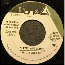 Jr. & Punky Lee Slippin' And Slidin' USED VINYL 7INCH 45 RPM PROMO