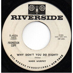 Mark Murphy Why Don't You Do Right? / Fly Me To The Moon (In Other Words) USED VINYL 7INCH 45 RPM PROMO