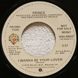 Prince I Wanna Be Your Lover USED VINYL 7INCH PROMO MONO STEREO