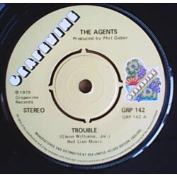 The Agents (3) Trouble USED VINYL 7INCH STEREO