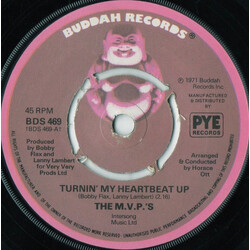 The M.V.P.'s Turnin' My Heartbeat Up USED VINYL 7INCH 45 RPM SINGLE REISSUE