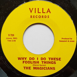 The Magicians (2) Why Do I Do These Foolish Things / Is It All Gone? USED VINYL 7INCH 45 RPM SINGLE STYRENE MONO