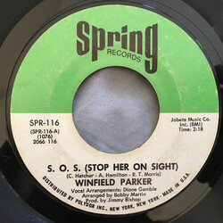 Winfield Parker S.O.S. (Stop Her On Sight) / I'm On My Way USED VINYL 7INCH 45 RPM