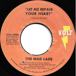 The Mad Lads Let Me Repair Your Heart / Did My Baby Call? USED VINYL 7INCH SINGLE 45 RPM