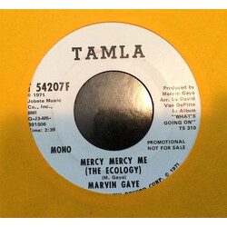 Marvin Gaye Mercy Mercy Me (The Ecology) USED VINYL 7INCH 45 RPM SINGLE PROMO STEREO MONO