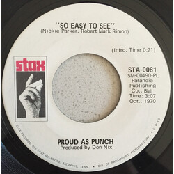 Proud As Punch So Easy To See / If You Look Into My Eyes USED VINYL 7INCH 45 RPM SINGLE PROMO