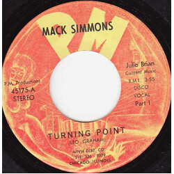 Mack Simmons Turning Point USED VINYL 7INCH 45 RPM