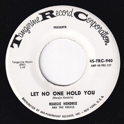Margie Hendrix / The Vocals Let No One Hold You / A Lover's Blues USED VINYL 7INCH 45 RPM PROMO