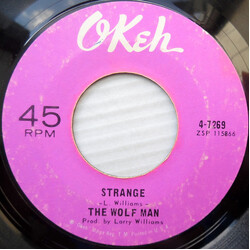 Wolfman Jack Strange / Back Side USED VINYL SINGLE 45 RPM 7INCH
