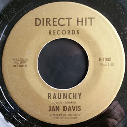 Jan Davis Raunchy USED VINYL 7INCH 45 RPM