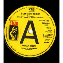 Shirley Brown I Can't Give You Up USED VINYL 7INCH 45 RPM PROMO