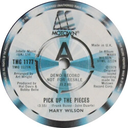 Mary Wilson Pick Up The Pieces USED VINYL 7INCH 45 RPM PROMO SINGLE