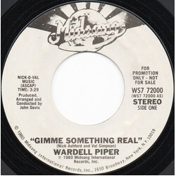 Wardell Piper Gimme Something Real USED VINYL 7INCH 45 RPM PROMO