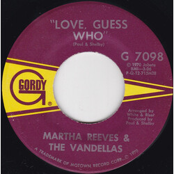 Martha Reeves & The Vandellas I Should Be Proud / Love, Guess Who USED VINYL 7INCH 45 RPM SINGLE