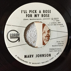 Marv Johnson I'll Pick A Rose For My Rose USED VINYL 7INCH 45 RPM SINGLE PROMO