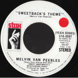 Melvin Van Peebles Sweetback's Theme USED VINYL 7INCH 45 RPM PROMO