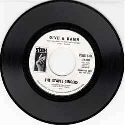 The Staple Singers Give A Damn USED VINYL 7INCH 45 RPM SINGLE PROMO STYRENE