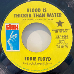 Eddie Floyd Blood Is Thicker Than Water USED VINYL 7INCH 45 RPM PROMO STYRENE