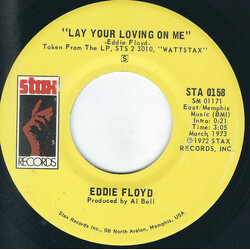 Eddie Floyd Lay Your Loving On Me USED VINYL 7INCH 45 RPM