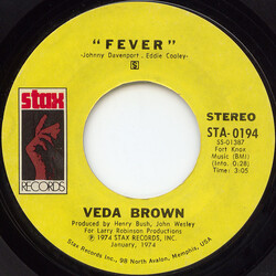 Veda Brown Fever / Don't Start Lovin' Me (If You're Gonna Stop) USED VINYL 7INCH 45 RPM SINGLE STEREO