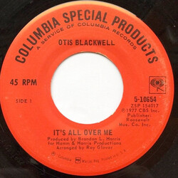 Otis Blackwell It's All Over Me / Just Keep It Up USED VINYL 7INCH REISSUE