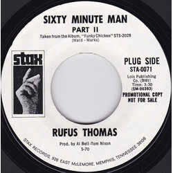 Rufus Thomas Sixty Minute Man (Part II) USED VINYL 7INCH 45 RPM PROMO