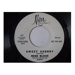 Rene Bloch Sweet Sherry USED VINYL 7INCH 45 RPM SINGLE PROMO